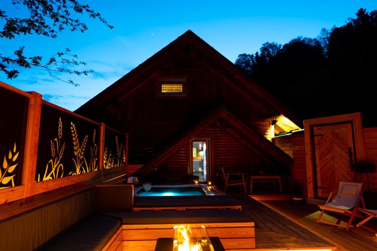 House "Hisca" With Private Terrace, Bbq, Fireplace, Sauna, Hot Tub Mozirje Exterior photo
